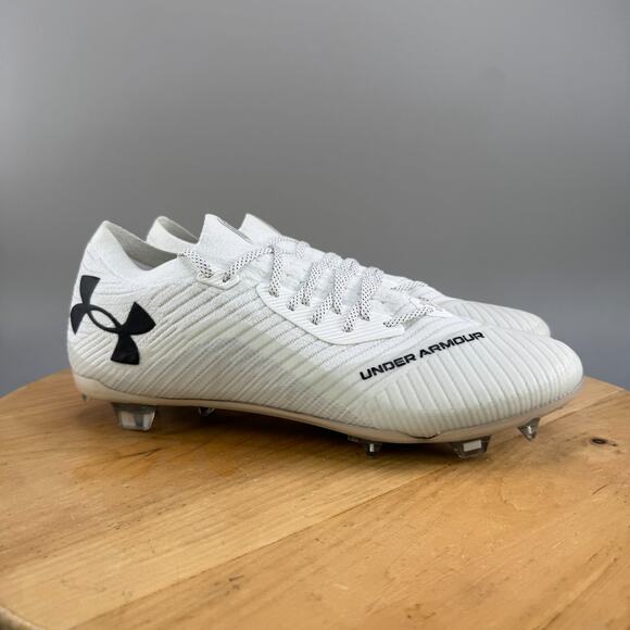 Under Armour Shadow Elite 2.0 FG Mens Size 13 Soccer Cleats White 3027239-105 - Picture 1 of 9